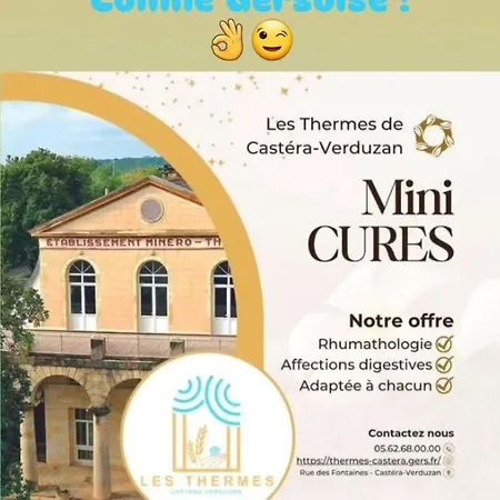 La Colline Gersoise-piscine-sauna Nyaraló *