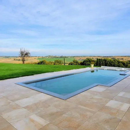 La Colline Gersoise-piscine-sauna Vakantiehuis La Sauvetat (Gers)